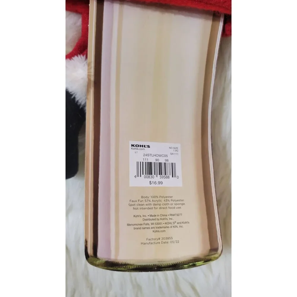 St. Nicholas Square Santa Wine Topper New Gift Giving Holiday